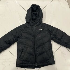 Nike hooded puffer coat